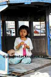 Girl on Boat