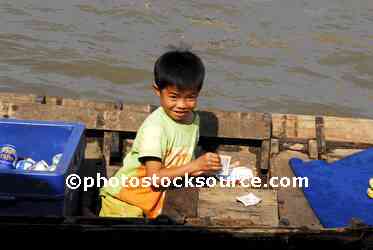 Boy Counting Money