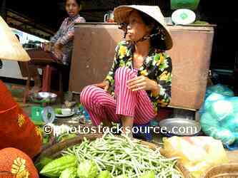 Woman Selling Vegetables