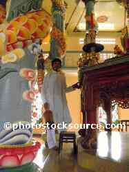 Cao Dai Temple Priest