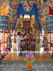 Cao Dai Temple Priest