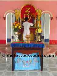 Cao Dai Temple Alter