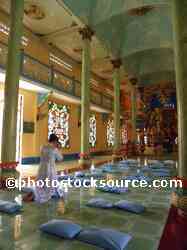 Cao Dai Worshipper