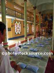 Cao Dai Worshipper