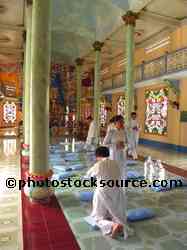 Cao Dai Worshippers