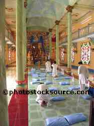 Cao Dai Worshippers