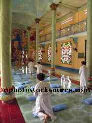 Cao Dai Worshippers