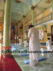 Cao Dai Worshippers