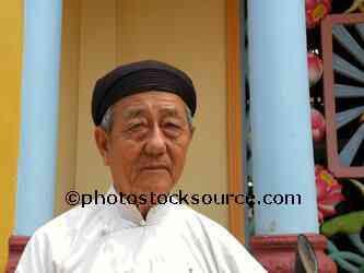 Cao Dai Worshipper