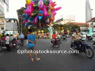 Man Selling Balloons