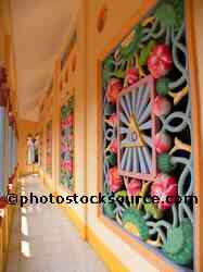 Cao Dai Temple Windows